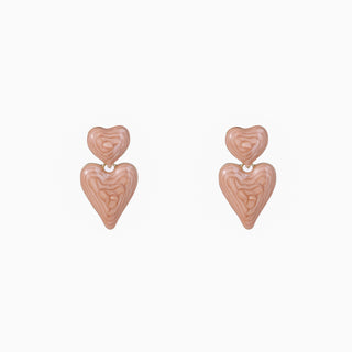 Go Dutch Label Oorknoppen Enamel Hearts