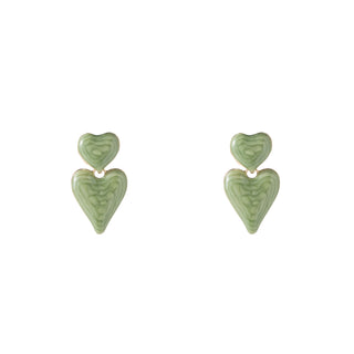 Go Dutch Label Oorknoppen Enamel Hearts