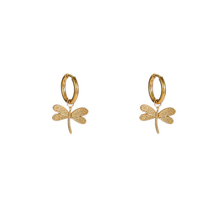Go Dutch Label Oorhangers Dragonfly Hoop