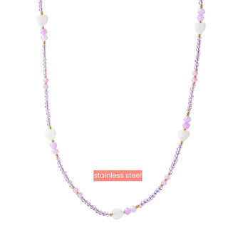 Go Dutch Label Collier hearts beads