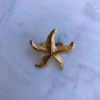 Bijoutheek Ring (Sieraad) Statement Zeester