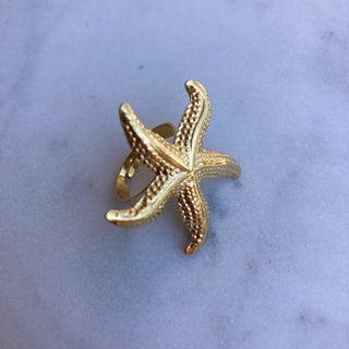 Bijoutheek Ring (Sieraad) Statement Zeester