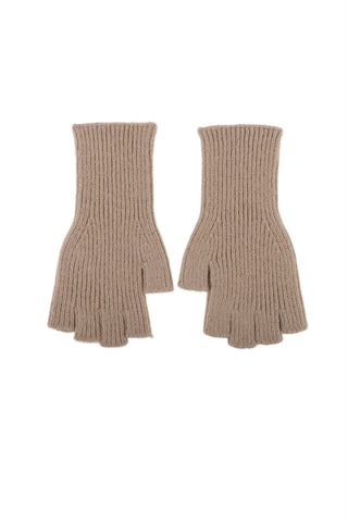 Kopen taupe Bijoutheek Handschoenen Zonder Vingers