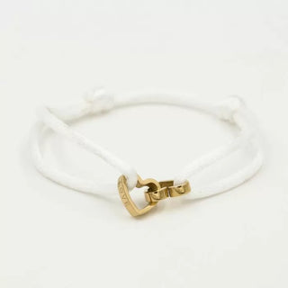 Koop white Michelle Bijoux Bracelet 2 Hearts One Size Gold