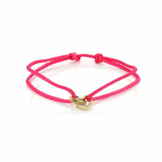 Michelle Bijoux Bracelet 2 Hearts One Size Gold
