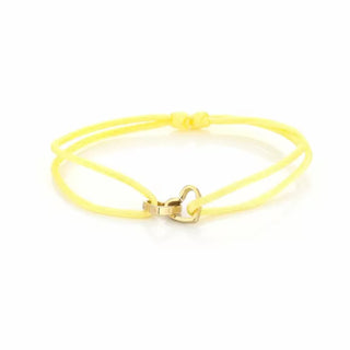 Koop geel Michelle Bijoux Bracelet 2 Hearts One Size Gold