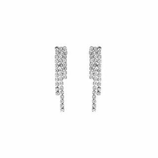 Bijoutheek Ear Studs 3 rows of stones
