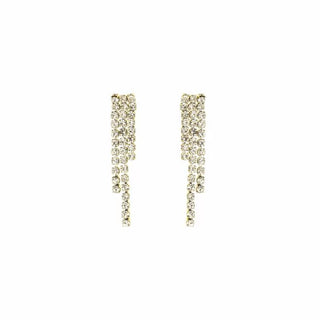 Bijoutheek Ear Studs 3 rows of stones