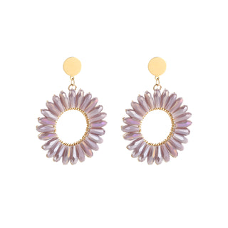 Koop purple Bijoutheek Ear Studs Sun Beads