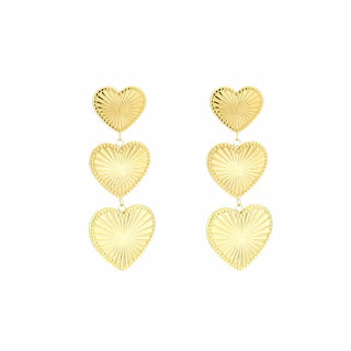 Bijoutheek Ear Studs Sunny hearts