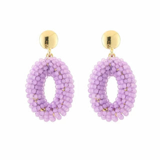 Bijoutheek Oorknoppen Ovaal Kralen