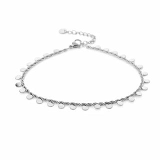 Michelle Bijoux Ankle Jewelry Twisted Discs