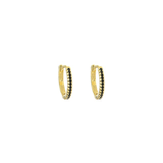 Bijoutheek Ohrringe Strass Gold