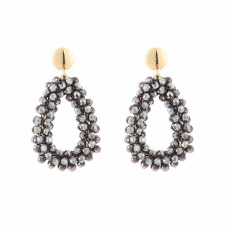 Koop dark-purple Bijoutheek Ear Studs Drop beads