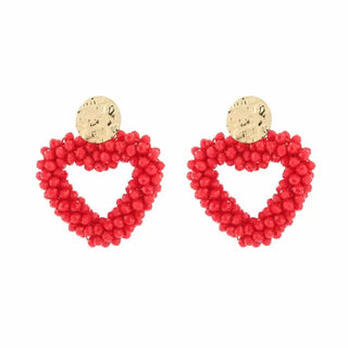 Bijoutheek Ear Studs Beaded heart