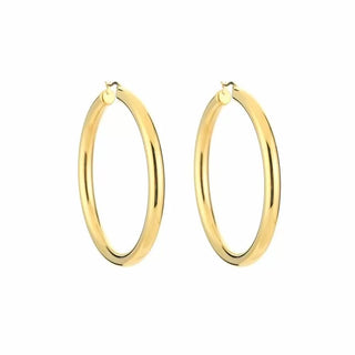 Kopen goud Bijoutheek Oorringen Hoop Glad 5mm Dik