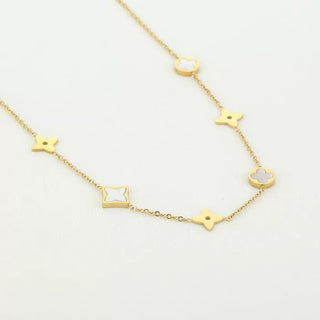 Bijoutheek Collier Loui Witte Schelp