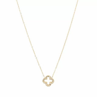 Bijoutheek Collier Klavers Strass