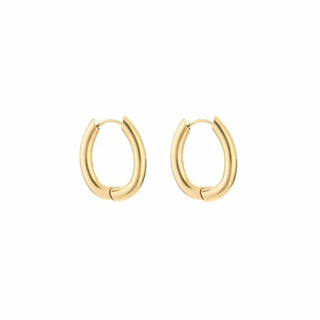 Bijoutheek Oorringen Oval Hoop