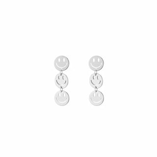 Bijoutheek Oorknoppen Drie Smiley's