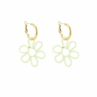 Bijoutheek Oorhangers Bloem Summer Kleine Kralen