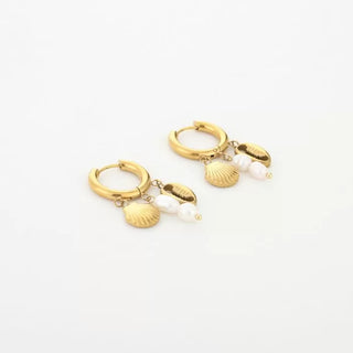Bijoutheek Oorringen Hoop Parels Schelpen