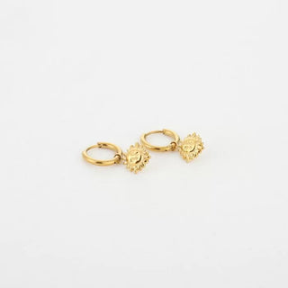 Kopen goud Bijoutheek Oorhangers Schattig Zonnetje