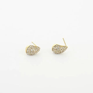 Bijoutheek Oorknoppen Drop Strass Klein