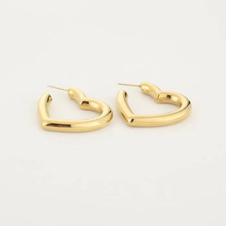 Bijoutheek Oorknoppen Hart Dik