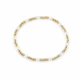 Bijoutheek Armband (Sieraad) Parels Balls 3mm