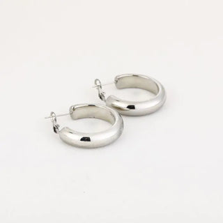 Kopen zilver Bijoutheek Oorringen Hoop