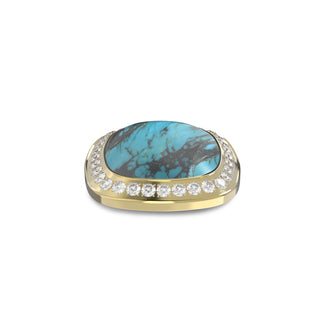 Koop green Melano Cosmic Framed CZ Stone (22MM)