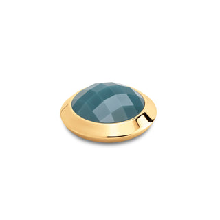 Koop retro-blue Melano Kosmic Crafted Disk Stone (45MM)