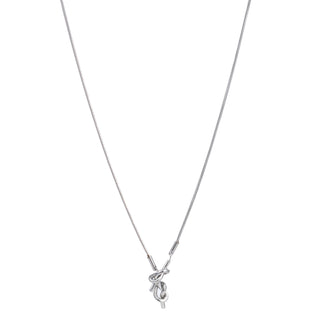 Kopen zilver Go Dutch Label Collier knotted Y