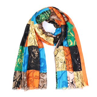 Bijoutheek Sjaal (Fashion) Flowers (90 x 180cm)