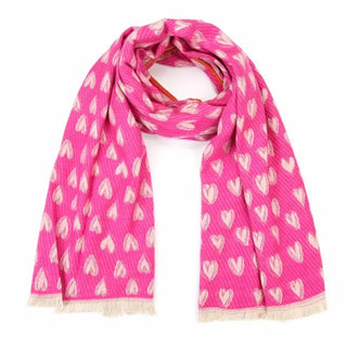 Bijoutheek Scarf (Fashion) hearts (80x180cm)
