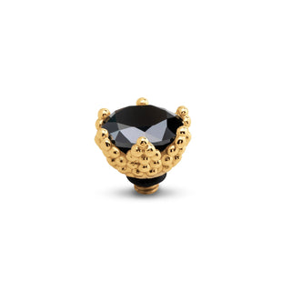 Koop black Melano Twisted Cloud Stone (7-9MM)