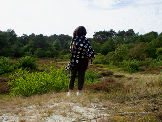 Bijoutheek Scarf (Fashion) Floral pattern checked (190cm x 65cm)