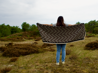 Bijoutheek Scarf (Fashion) Hearts pattern (190cm x 65cm)