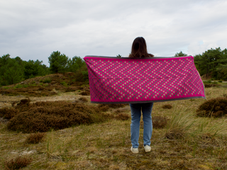 Bijoutheek Scarf (Fashion) Hearts pattern (190cm x 65cm)