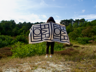 Bijoutheek Scarf (Fashion) Geometric pattern (185cm x 90cm)