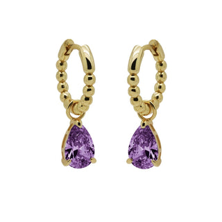 Karma Oorhangers Drop Lavendel