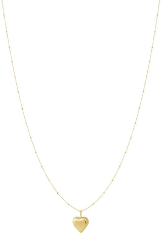 Bijoutheek Collier Lang Bol Hart