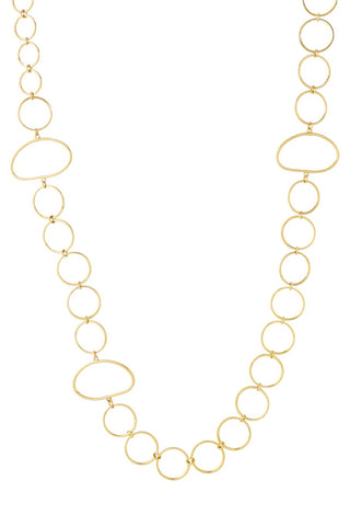 Bijoutheek Collier Lang Statement Geometrisch