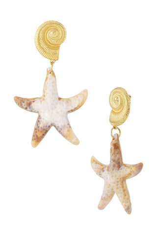 Bijoutheek Oorknoppen Coastal Beauty Zeester