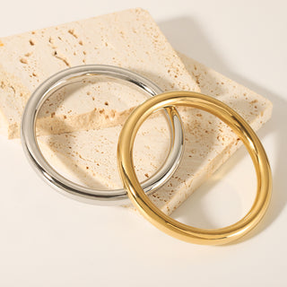 Bijoutheek Armband (Sieraad) Bangle Rond Glad