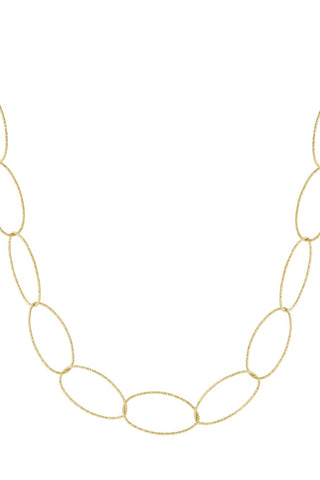 Bijoutheek Collier Oval Link Grof