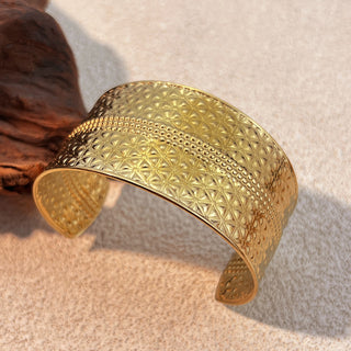 Bijoutheek Armband (Sieraad) Cuff Patroon Bewerkt