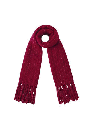 Kopen crimson Bijoutheek Sjaal (Fashion) Winter Gestikt