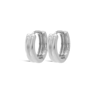 Karma Oorringen Hinged Hoops Norra Ribbed
